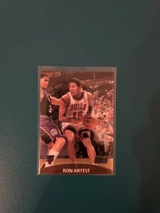 Ron Artest Rookie Card 1999-00 Topps Stadium Club Chrome Bulls NBA Card #146 - Picture 1 of 3