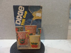 Rare 1979 Unopened box of Dixie 9.0 Oz Cups Qty of 80 Cups - Picture 1 of 5