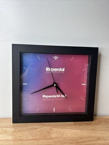 Risperdal Orologio M Tabs 10,5” X 11,5” Funzionante Pubblicità Drug Rep - Foto 1 di 4