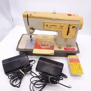 Vintage Singer Sewing Machine 457 with Pedal - Picture 1 of 18