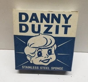 Limpiador de ollas Danny Duzit de acero inoxidable vintage años 60 - Imagen 1 de 7
