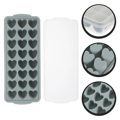  Silikoneiswürfel -Eiswürfelform mit Deckel Easy Freisetzung Eiswürfelform für - Bild 1 von 4