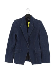 Paige Women's Blazer XS Blue Cotton with Elastane, Polyester Overcoat - Picture 1 of 5