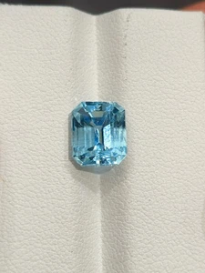 3.13 carat A NATURAL AND VERY BEAUTIFUL AQUAMARINE GOOD COLOR ! - Picture 1 of 14