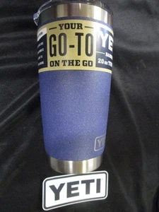 NEW YETI Rambler Tumbler 20oz Moon Dust Stainless Steel Mug with MagSlider Lid - Picture 1 of 2