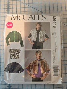 6443 MCCALL'S MISSES' LINED VEST & JACKETS W/ VARIATIONS SZ 4-14 UNCUT  New - Picture 1 of 2
