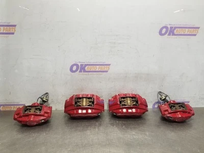 19 2019 NISSAN 370Z NISMO 3.7L RED FRONT AND REAR BRAKE CALIPER SET RED - Image 1 of 4