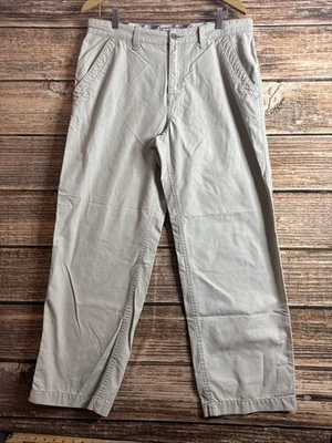 Pantalones Horny Toad Para Hombre 34 Caqui Beige Nylon Algodón Pierna Recta Exterior Informal Foto 1 de 4