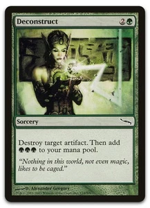 Deconstruct #118 (LP) Mirrodin MRD Magic MTG - Picture 1 of 2
