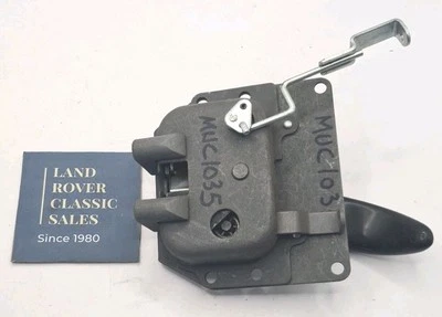 LAND ROVER 90 110 TRAVA DE PORTA ANTECIPADA - LADO ESQUERDO MILITAR MUC1035 - GENUÍNO - Imagem 1 de 4