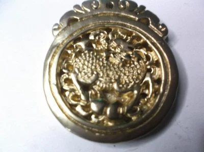 独特金色黑色黑曜石龙吊坠护身符好运健康爱情 — 第 1/4 张图片