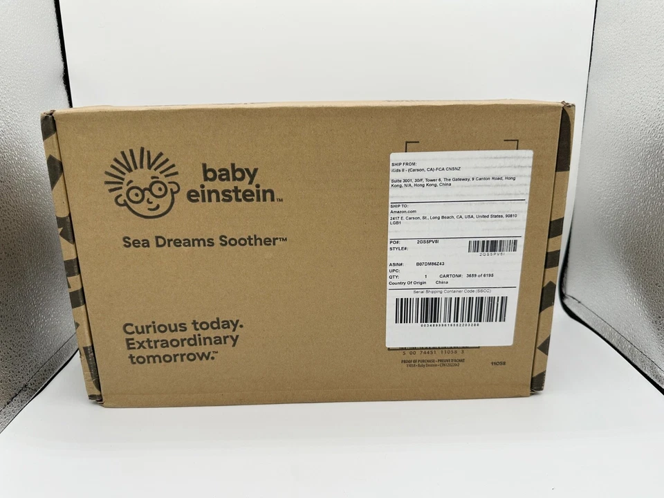 SEALED New Baby Einstein Sea Dreams Soother Musical White Noise Machine/Crib Toy - Image 1 of 3