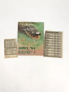 1984 College Football Program Gator Bowl South Carolina vs. Oklahoma State - Picture 1 of 11