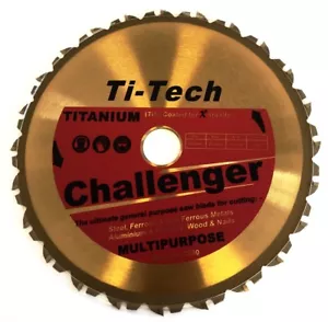 210mm x 25.4 Bore x 24T Ti-Tech Circular Saw Blade Evolution Rage Multi-Purpose - Picture 1 of 1