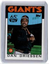 2016 Topps 65th Anniversary Buyback Red Dan Driessen San Francisco Giants #65
