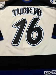 VINTAGE SELTENES NHL TAMPA BAY LIGHTNING DARCY TUCKER #16 A AUTHENTIC CCM TRIKOT GRÖSSE 54 - Bild 1 von 17