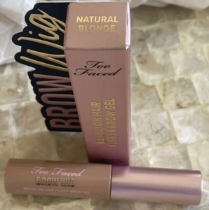 TOO FACED Natural Blonde Brow Wig Fluffy Brow Gel .19oz Full Sz New FREE SHIP - Picture 1 of 2