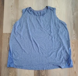 Champion Shirt Womens 4X Blue Sleeveless Workout Tank Top Athletic Active Wear - Picture 1 of 10