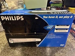 Philips DVP642 Silver DVD Player Progressive Scan With Remote Control New Sealed - Picture 1 of 5