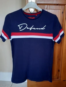 DFNDLONDON Boys navy blue t-shirt aged 11/12 - Picture 1 of 3