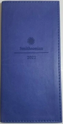 2022 Weekly/Monthly Smithsonian pocket planner 3 1/4 in x 6 1/2 - BLUE - Image 1 of 3