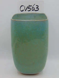 Glidden Pottery Vase # 2 Tan Speckle Green Glaze 8 3/4" Tall 5" Wide MCM - Picture 1 of 16