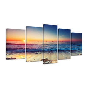 Canvas Art Print Painting Picture Photo Landscape Home Decor Wall Art Sea Framed - Picture 1 of 6