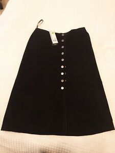 New with tags Warehouse black suede skirt, size 8 rrp £89