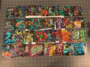 1992 GHOST RIDER II BASE SET + 10 CARD GLOW IN THE DARK SET COMIC IMAGES