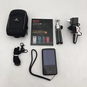 USED Black KODAK Zi10 Play Touch Camera BUNDLE WORKING READ L - Picture 1 of 8