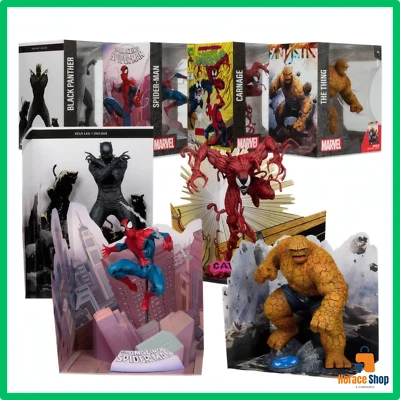 ✅ Figurines McFarlane Marvel 1:10 Black Panther / Carnage / The Thing Modèles Po - Photo 1/4