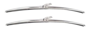 OER 16" Anco Style Stainless Steel Wiper Blade Set 1973-1984 Chevy & GMC Trucks - Image 1 of 4