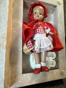 Vintage Little Red Riding Hood Patsyette In Storyland Effanbee 9 Inch Doll 1988 - Picture 1 of 14