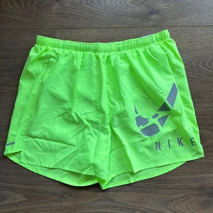 Nike Challenge Run Division 5" Dri-FIT Brief Lined Shorts Yellow S DQ4728 358 - Picture 1 of 6