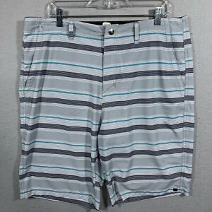 Quiksilver Shorts Blue Striped Shorts for Men for sale | eBay