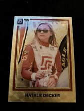 2022 Donruss Optic Racing Natalie Decker Gold Vinyl 1/1 True 1 Of 1