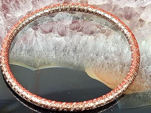 Vintage Kupfer 5 mm breit Armreif Armband 8 Zoll - Bild 1 von 3