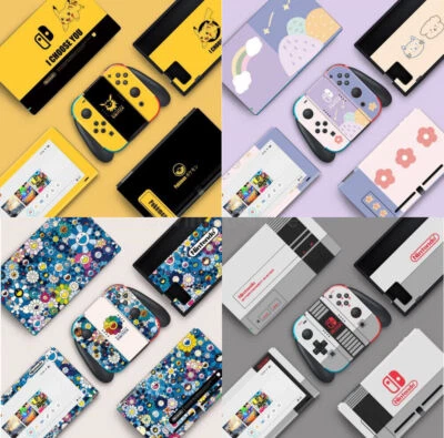 For Nintendo Switch OLED Console Case Sticker Dock Skin Protector Film Cover - image 1 of 2