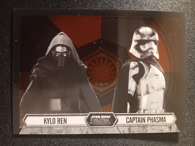 2016 Topps Star Wars Evolution Stained Glass - Kylo Ren Captain Phasma #6 - Image 1 of 2