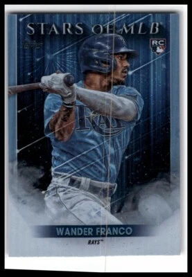 2022 Topps #SMLBC-20 Wander Franco Stars of MLB Chrome - Image 1 of 2