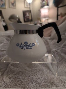 CorningWare Blue Cornflower 6-Cup Coffee/Tea Pot, No Lid - Picture 1 of 12