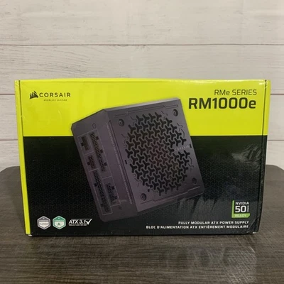 CORSAIR RM1000e 1000W 80+ Gold Fully Modular Power Supply NEW & Factory Sealed!! - Image 1 of 4