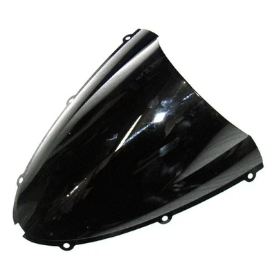 For Kawasaki Ninja ZX6R 2005 2006 2007 2008 Black Front Windscreen Windshield - Imagem 1 de 3