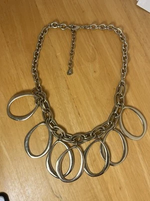 Tre Vero 22 Inch Gold Toned Geometric Necklace  - Image 1 of 3