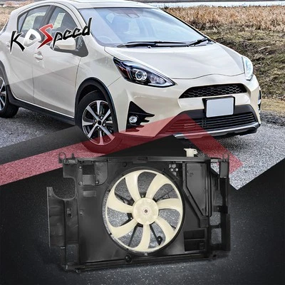Conjunto de ventilador de refrigeração de radiador estilo fábrica OE para 12-21 Toyota Prius C 1.5L L4 - Imagem 1 de 4