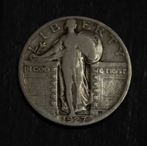 Lote 3617 S Standing Liberty Quarter Fine 1927 - Imagen 1 de 2