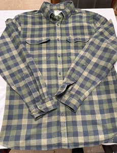 Fjällräven Hemd Herren XL Skog Flannel Heavyweight Slim Fit Forest-Laurel Green - Bild 1 von 8