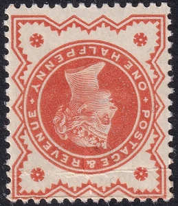 1887 JUBILEE SG197wi 1/2d VERMILION UNMOUNTED MINT NH WATERMARK INVERTED - Picture 1 of 2