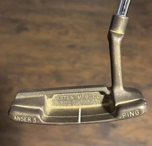 Vintage Ping Anser 3 Putter LH 33.5” Manganese Bronze Original Grip Pingman USA - Picture 1 of 19