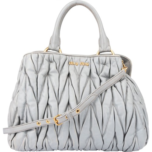 Borsa a mano Miu Miu Quilted Leather City